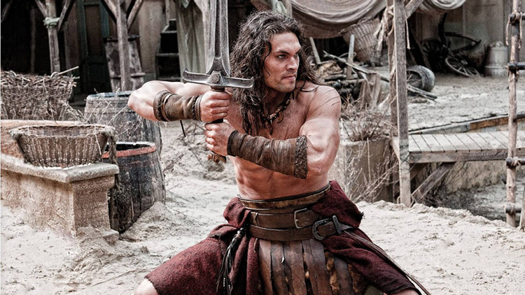 Jason Mamoa as Conan the Barbarian