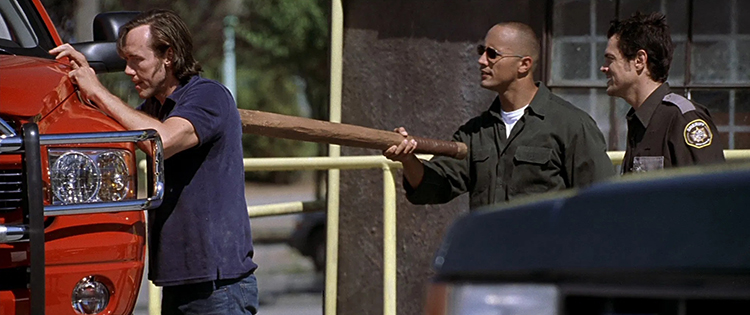 The Rock Wielding His "Pusser Stick" in Walking Tall
