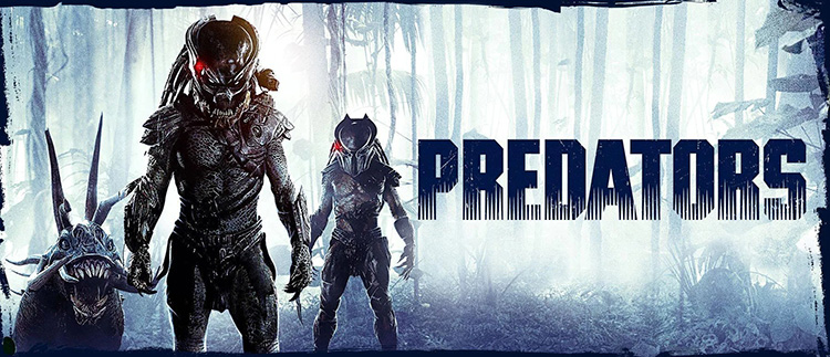 A poster for Predators