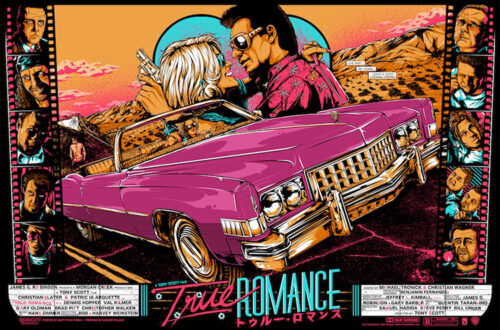 A poster for True Romance