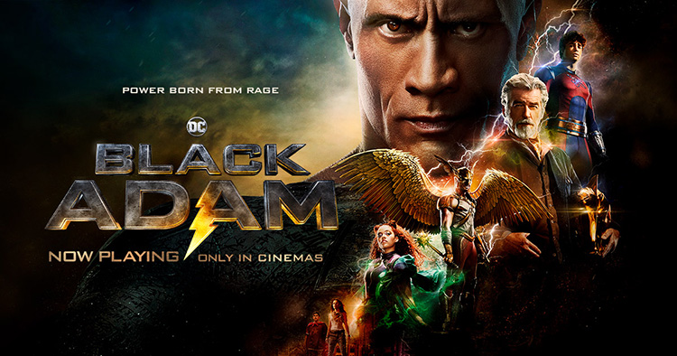 A poster for Black Adam